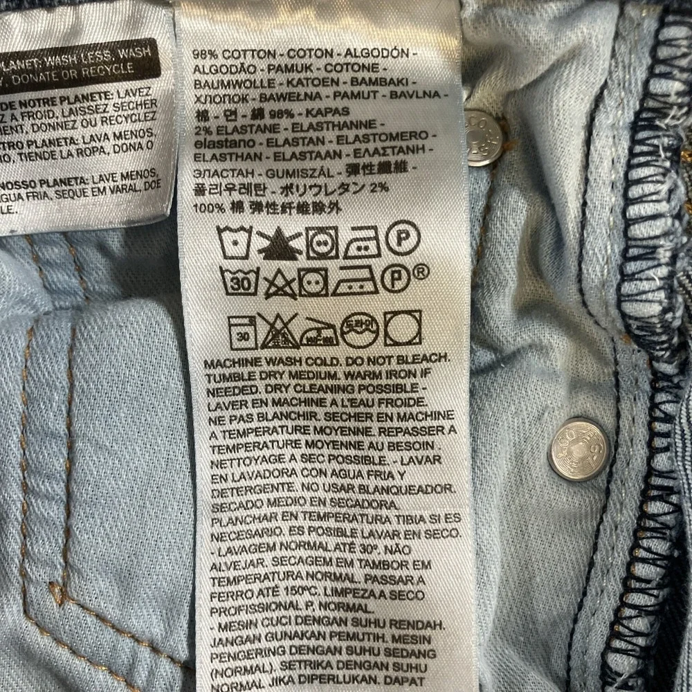 Levi's 541 Jeans Mens 30x28 Athletic Taper Stretch Blue Medium Wash Denim